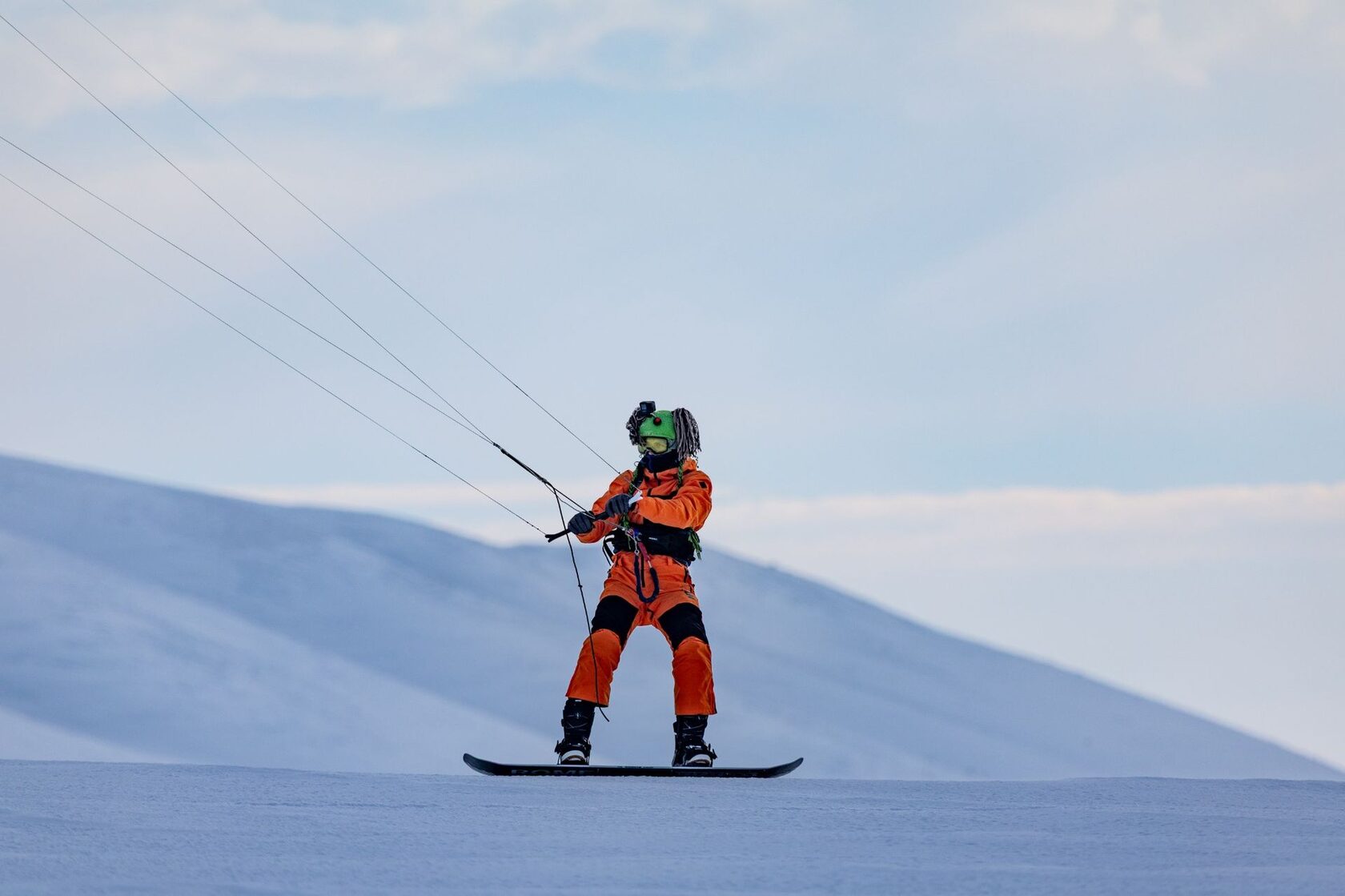 Сноукайтинг в Кувандыке с KITEPOSITION