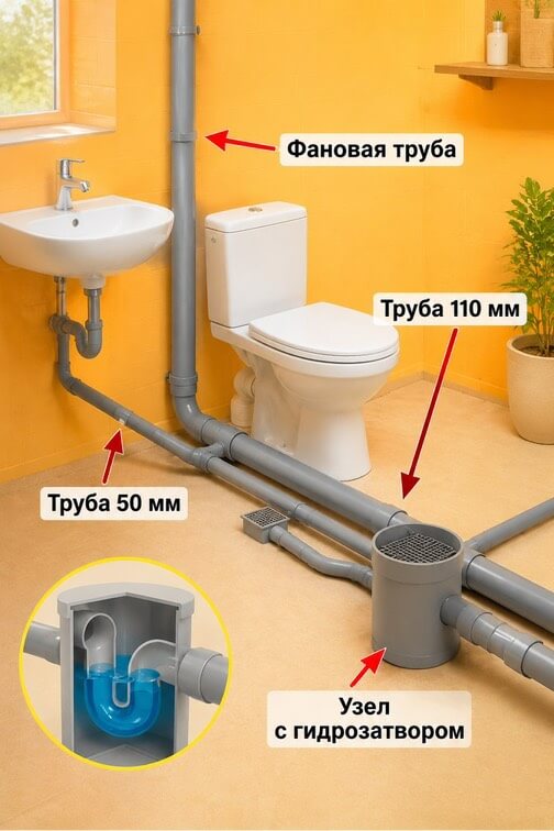 Фановая труба: что это и зачем она нужна?