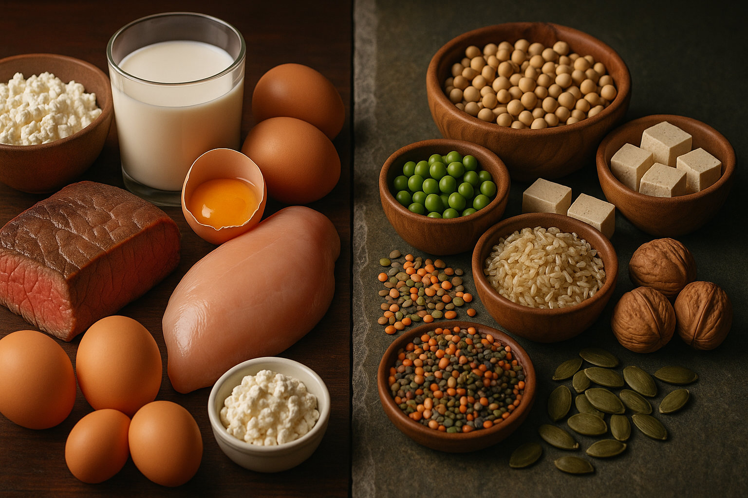  Источники белка: животные против растительных