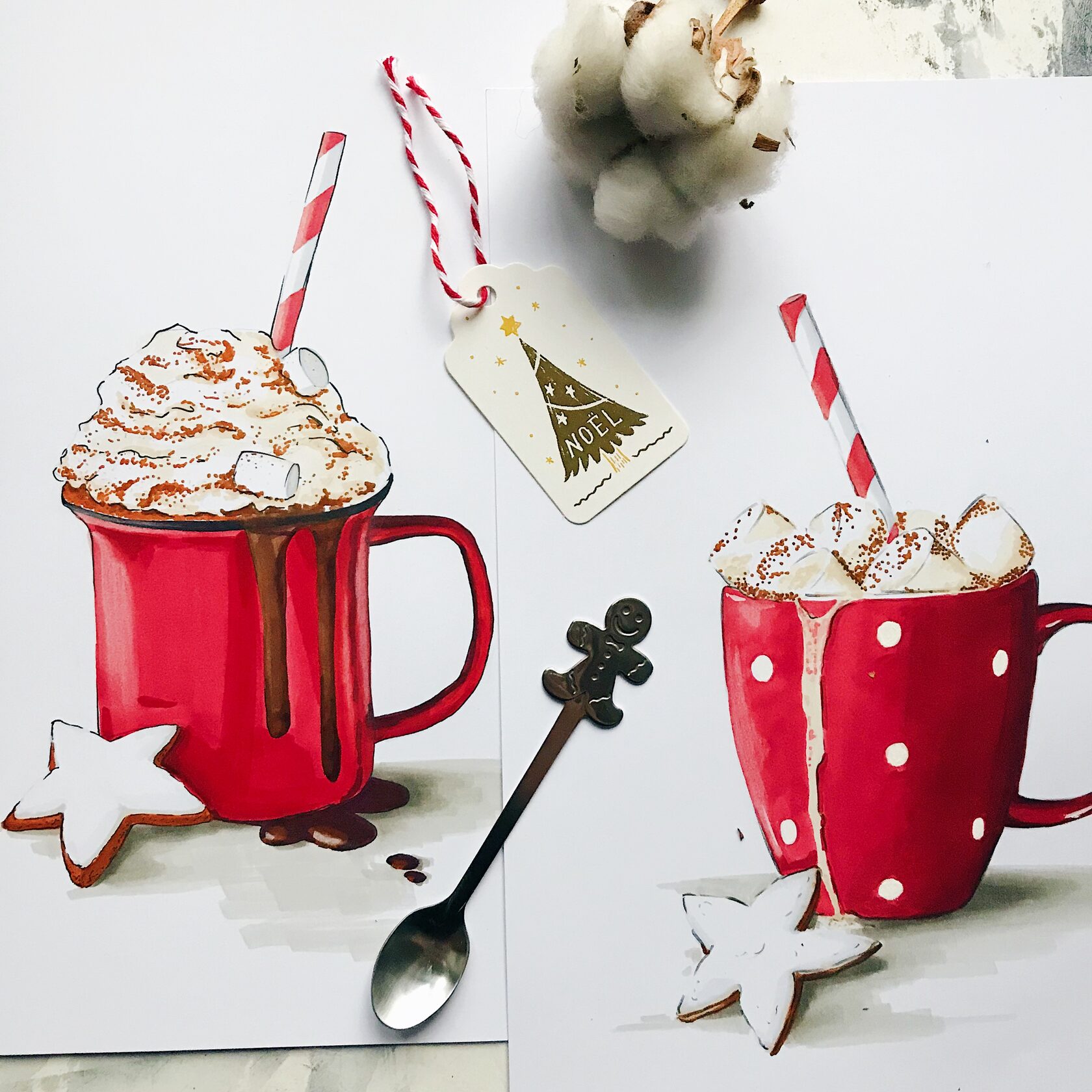 иллюстрация маркерами в Fantasy Room