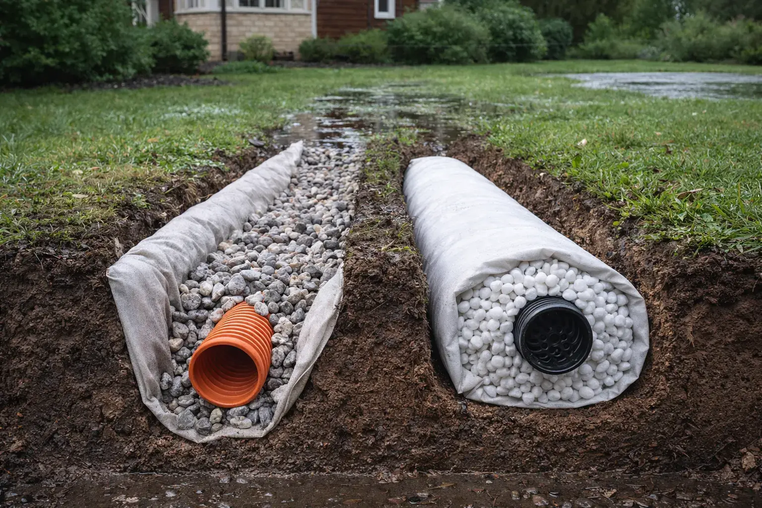 SoftRock vs классические дренажные системы