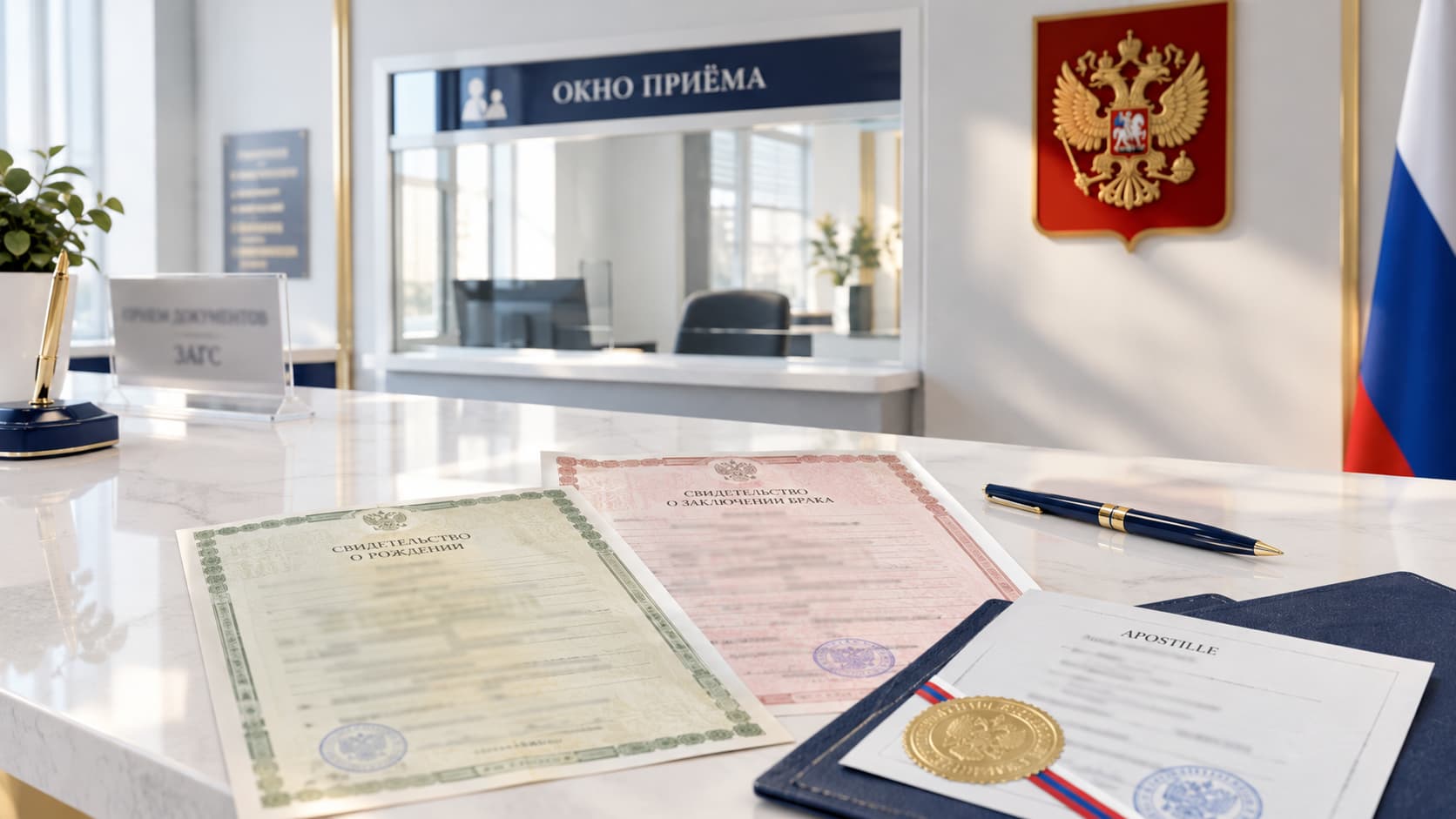 Апостиль свидетельства ЗАГС: пошаговая инструкция подачи