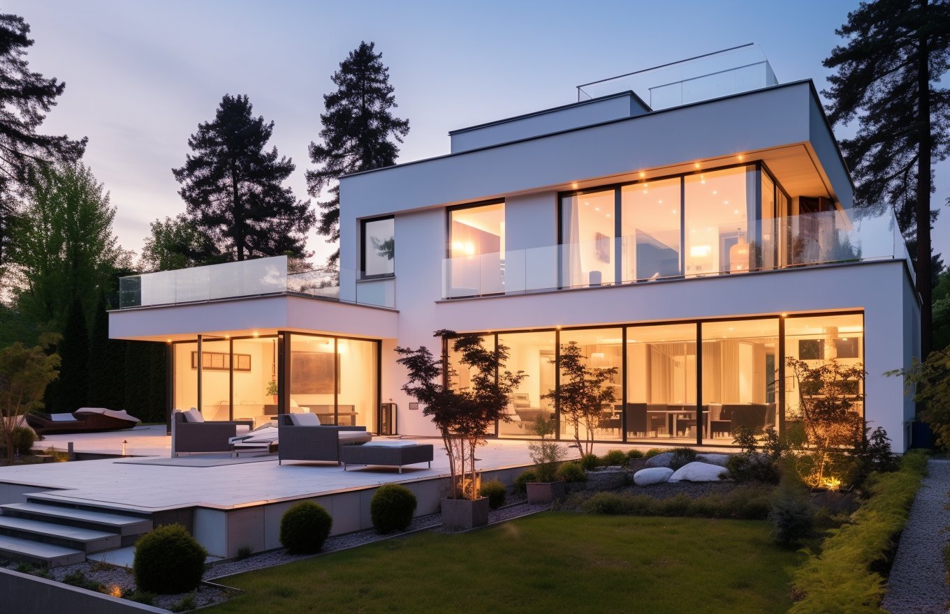 проект дома с террасой