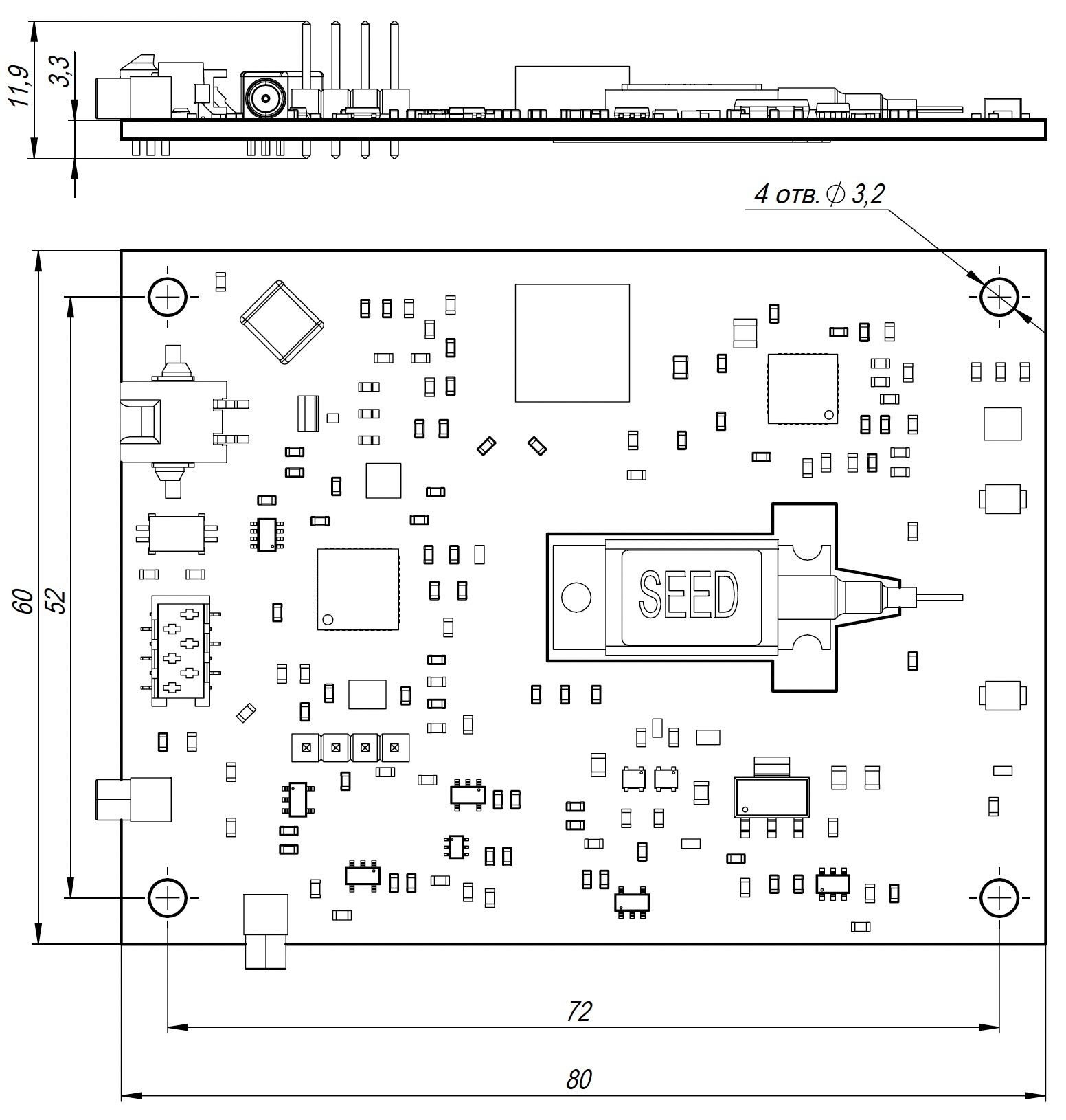Драйвер задающего лазерного диода - купить, характеристики - Polarus