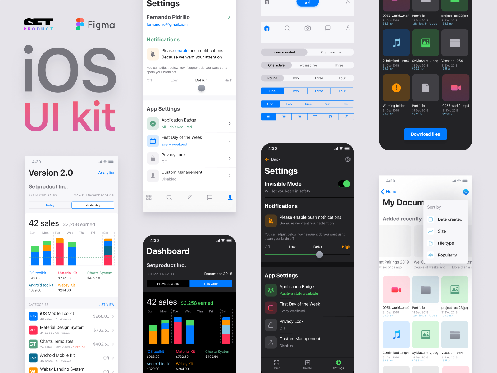 Figma IOS UI Kit With 240 Mobile App Templates Figma IOS UI Kit With 240 Mobile App Templates