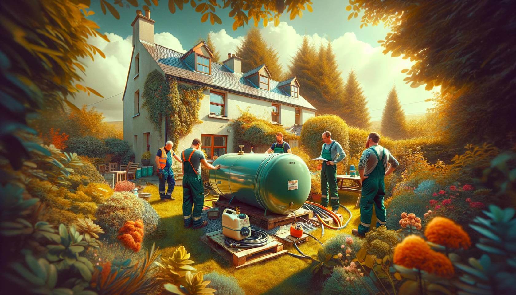 Trade people decide oil tank removal strategy