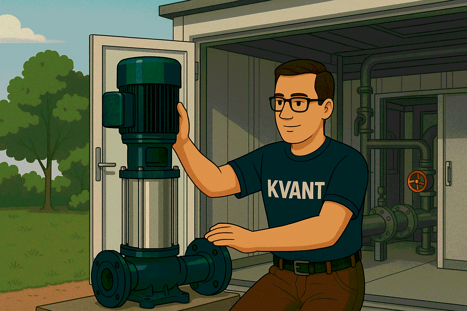 Вертикальные многоступенчатые насосы Kvant