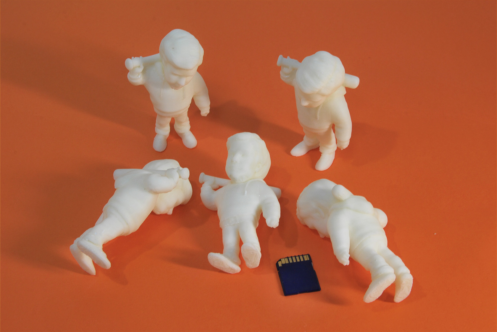 Пример фигурок из АБС пластика