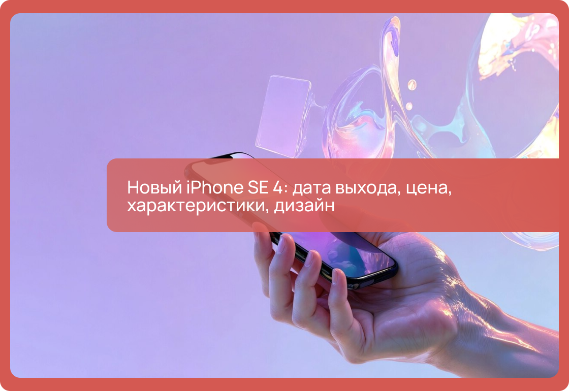 Новый iPhone SE 4: дата выхода, цена, характеристики, дизайн