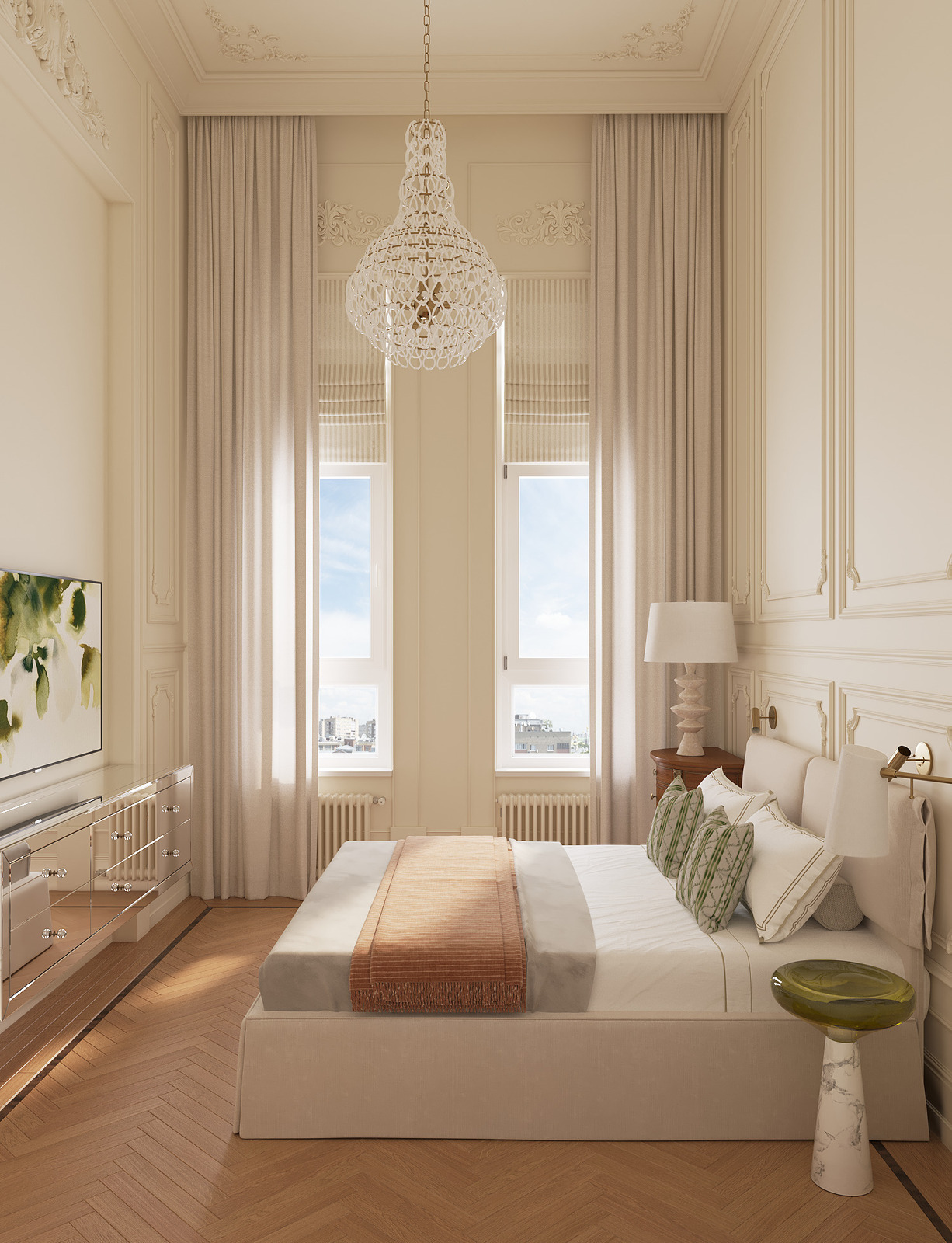 Кровать Twils в интерьере дизайнера Екатерины Фёдоровой