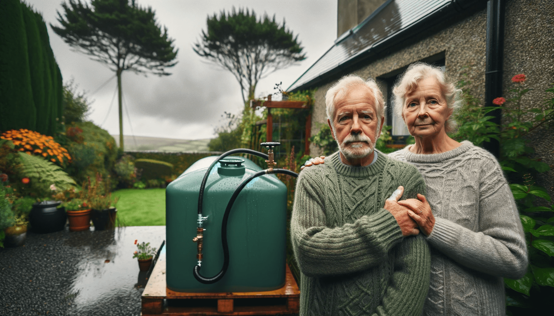 Elderly Irish couple think to replace oil tank