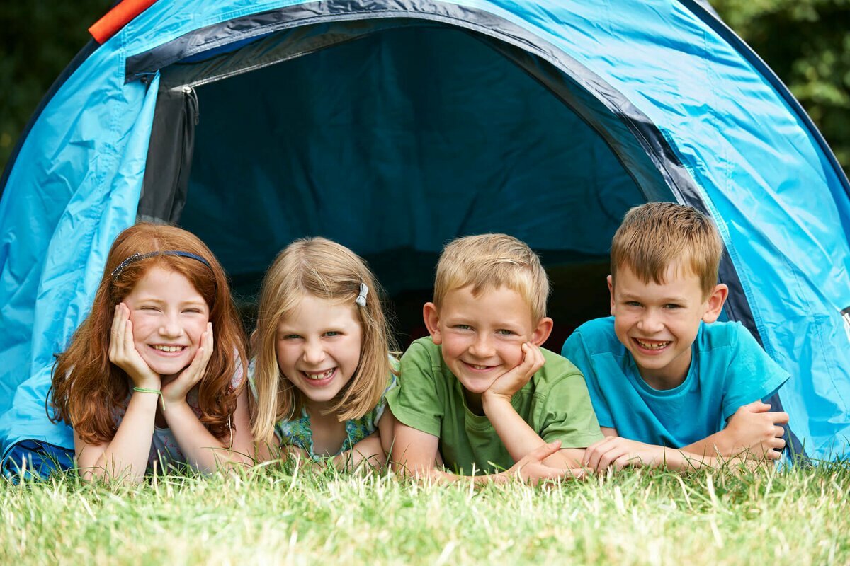 Дети в летнем лагере фото