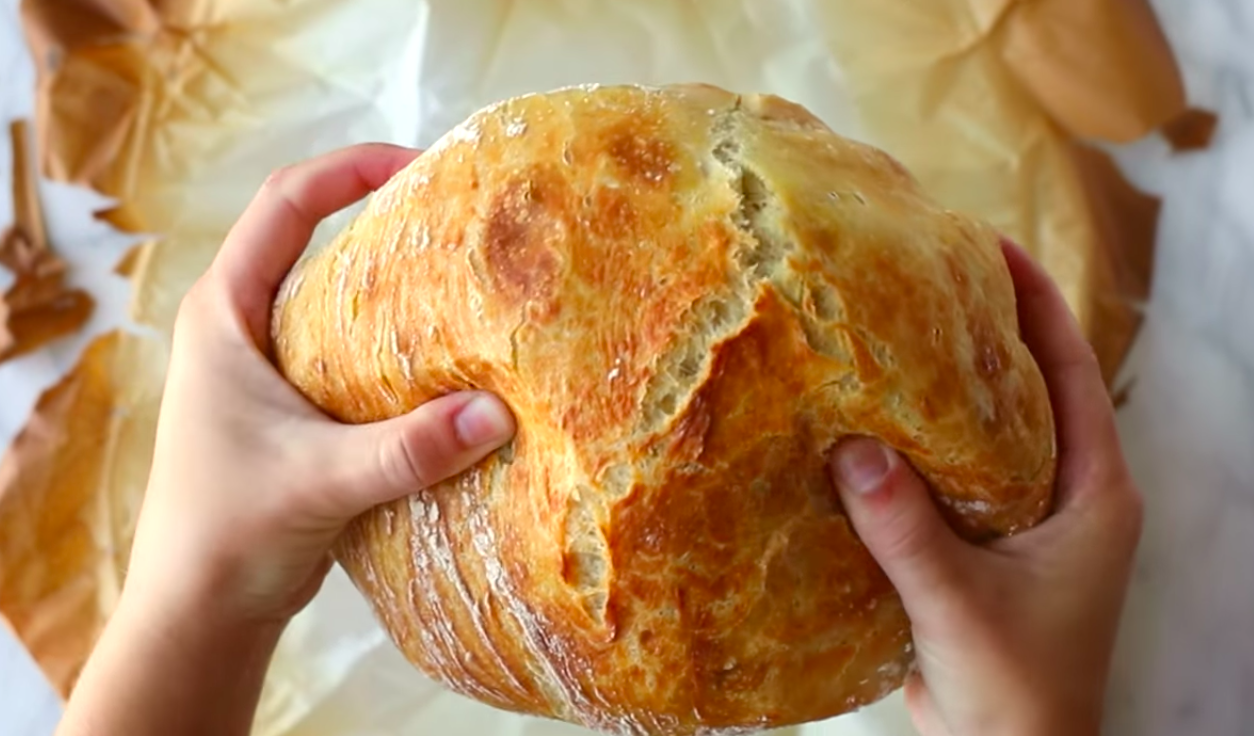 Собранный хлеб 4. Knead Bread.