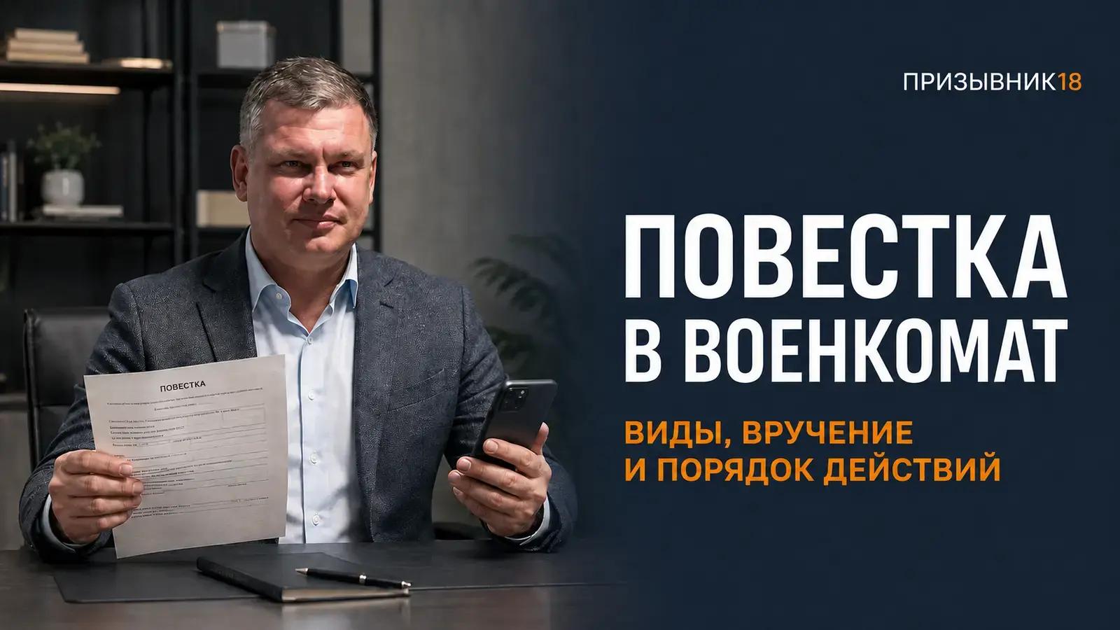 Повестка в военкомат: виды, вручение и порядок действий