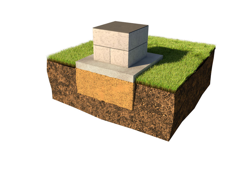 Бетонный блок 20х20х40 для фундамента. Столбчатый фундамент на бетонных блоках. Песчаная подушка под блоки 20х20х40. Опорно-столбчатый фундамент из бетонных блоков.