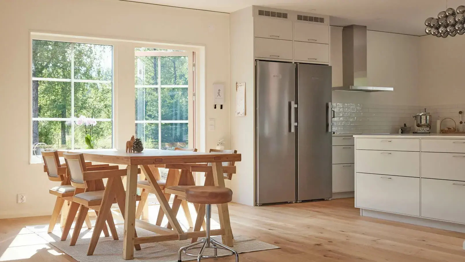 интерьер каркасного дома