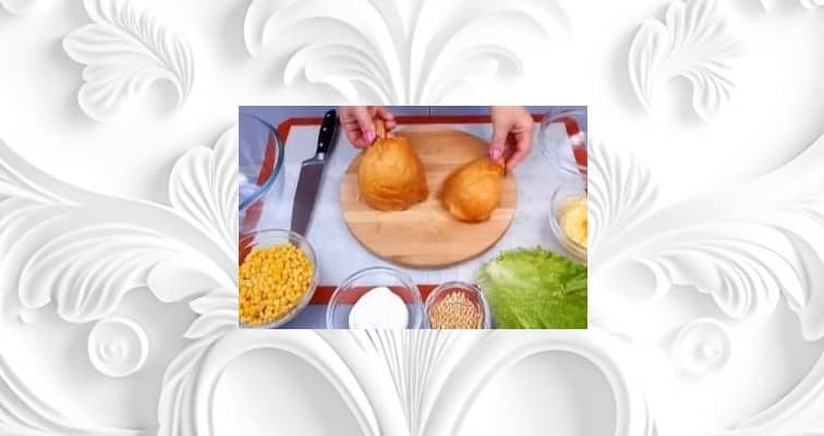 Приготовление салата «Буржуйский» с ананасами и курицей: шаг 1