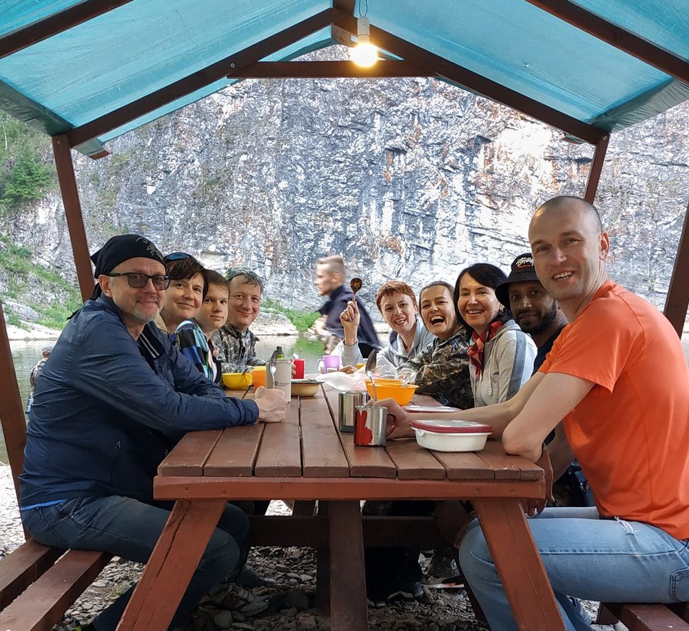 Обед на Чусовой