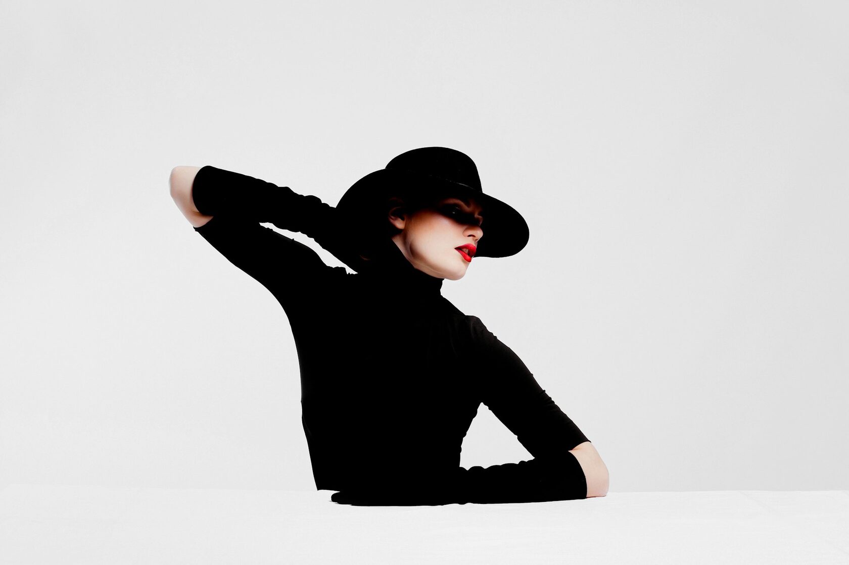 Fashion editorial dance pose