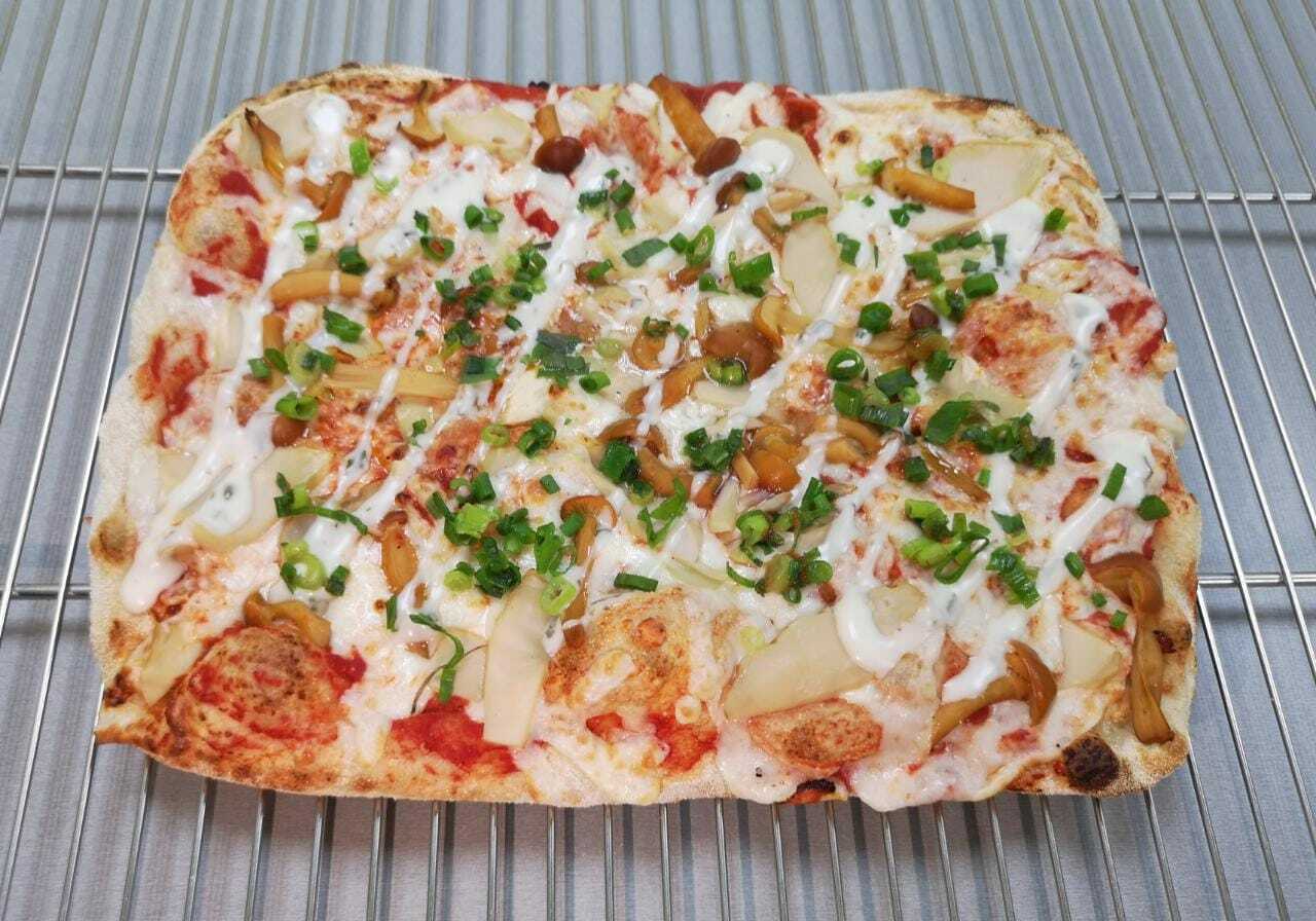 пицца грибная слоеное тесто фото 1