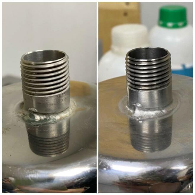 Очистка нержавейки