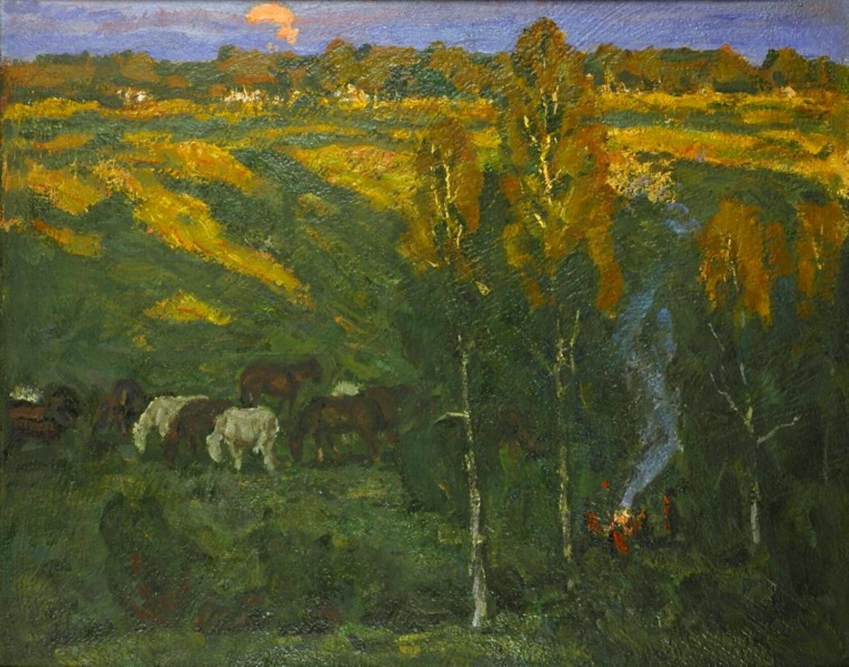 Данилин Н.Н. Вечер. 1974