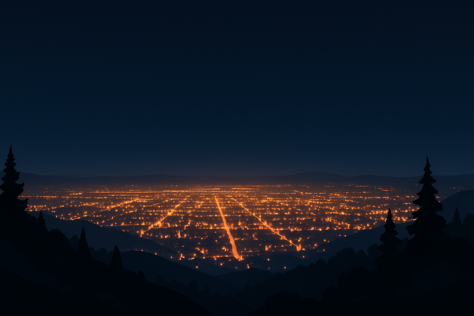 Ночной город