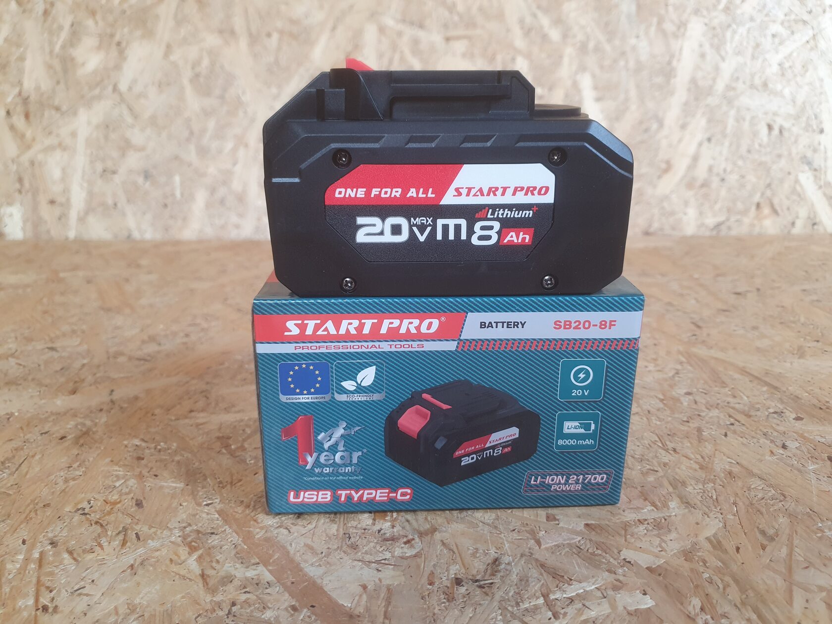 акумулятор Start Pro SB20-8F 20 В 8.0 А·г