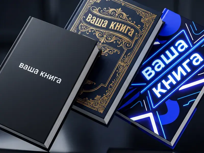 Дизайн обложки книги, созданный в Метранпаже по названию, жанру и аннотации
