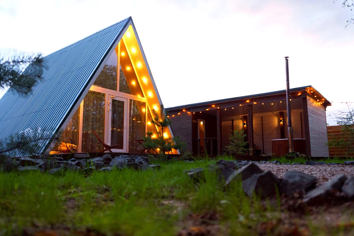 Афрейм хеппи домики для отдыха в Домодедовском районе