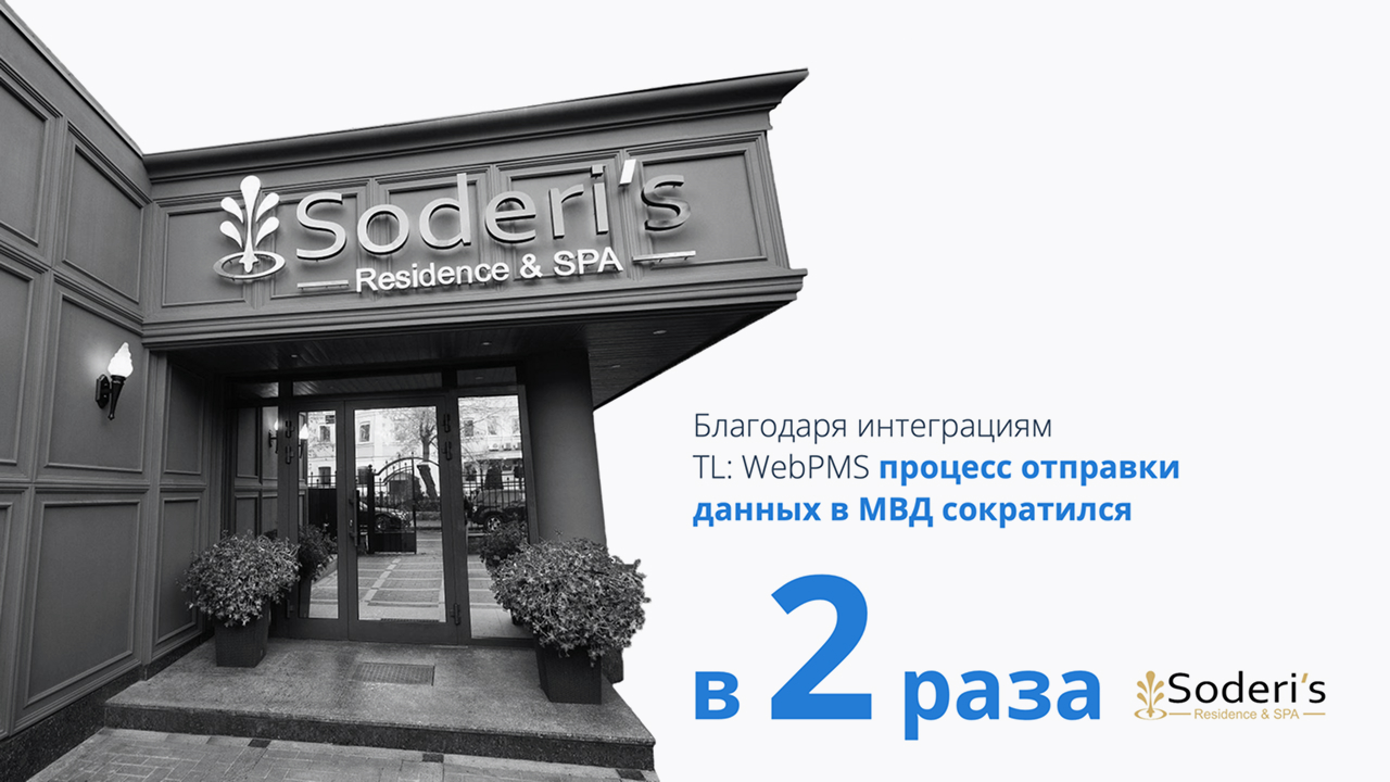 Кейс отеля Soderi’s по автоматизации гостиницы