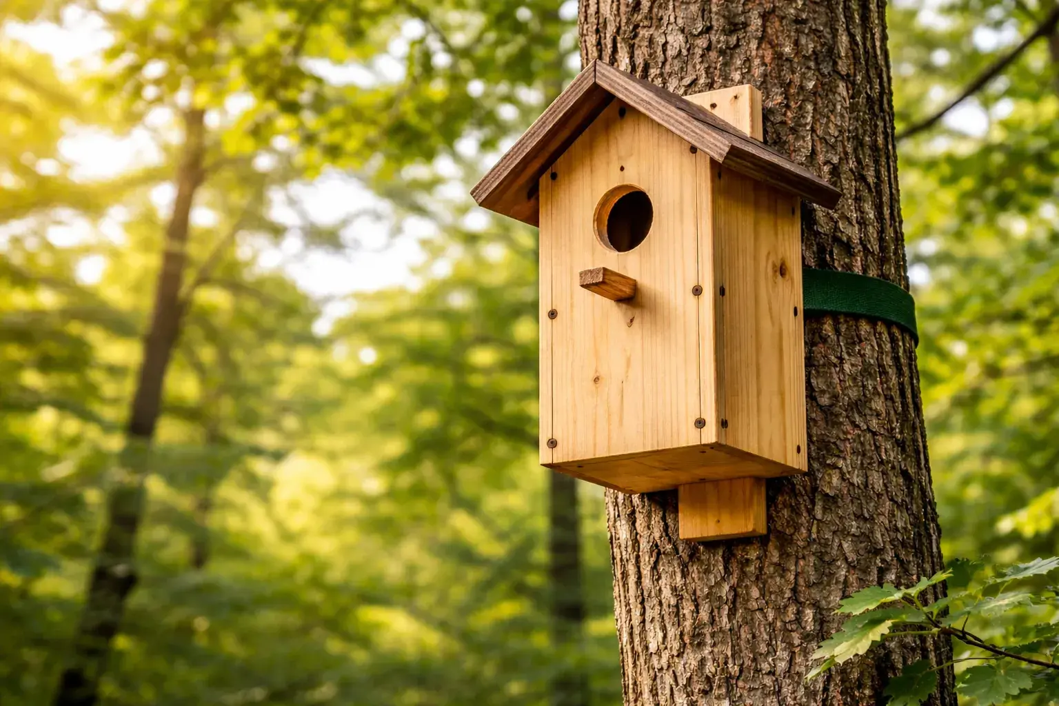 Как правильно повесить скворечник