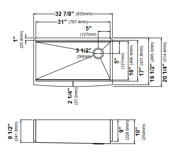 Кухонная мойка Kraus KWF210-33/PGM - изображение 3