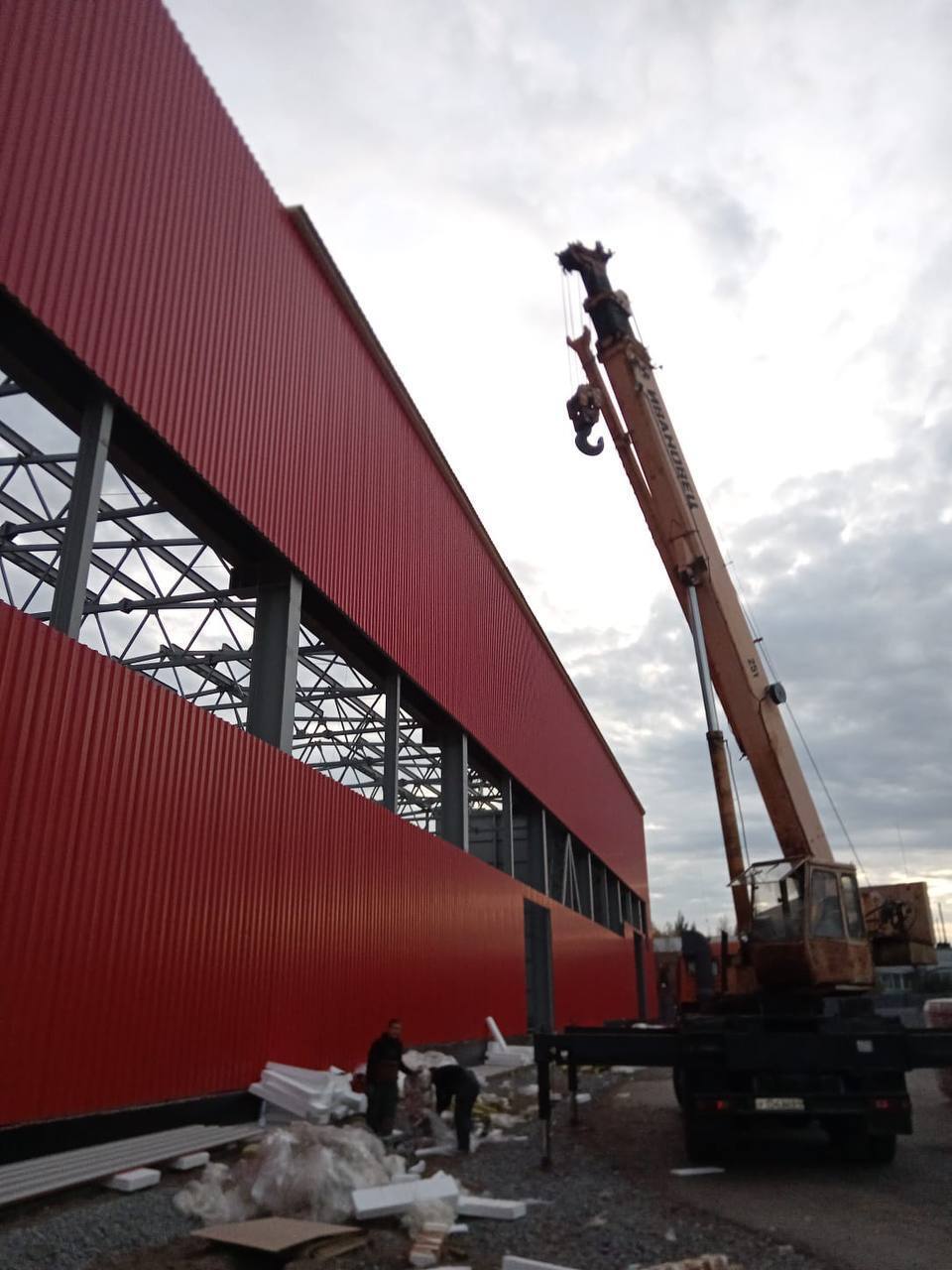 Строительство производственного корпуса