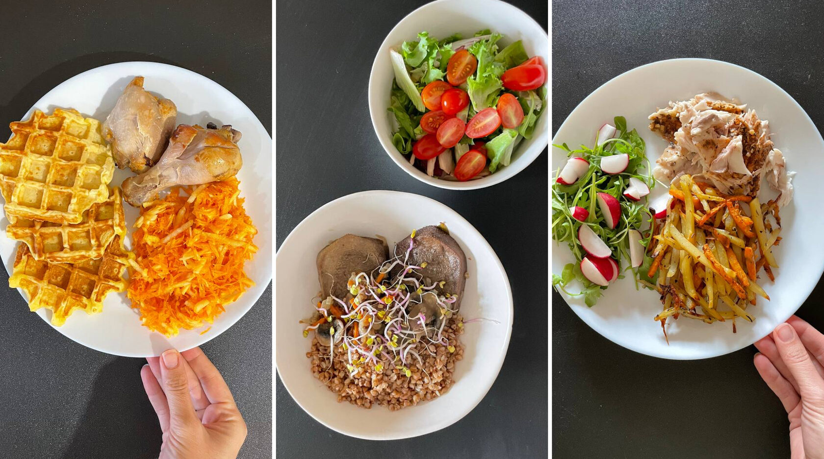 Примеры тарелок студентов курса 