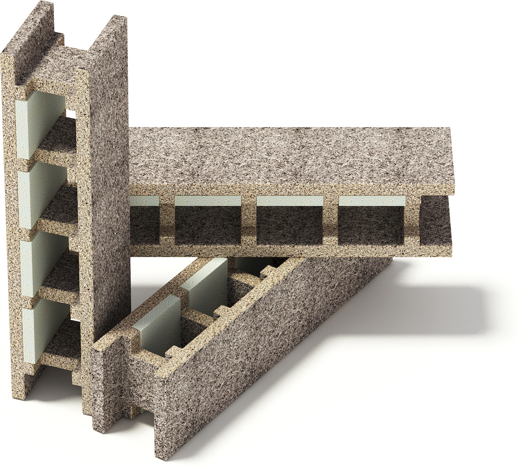 бетонная несъемная опалубка для стен