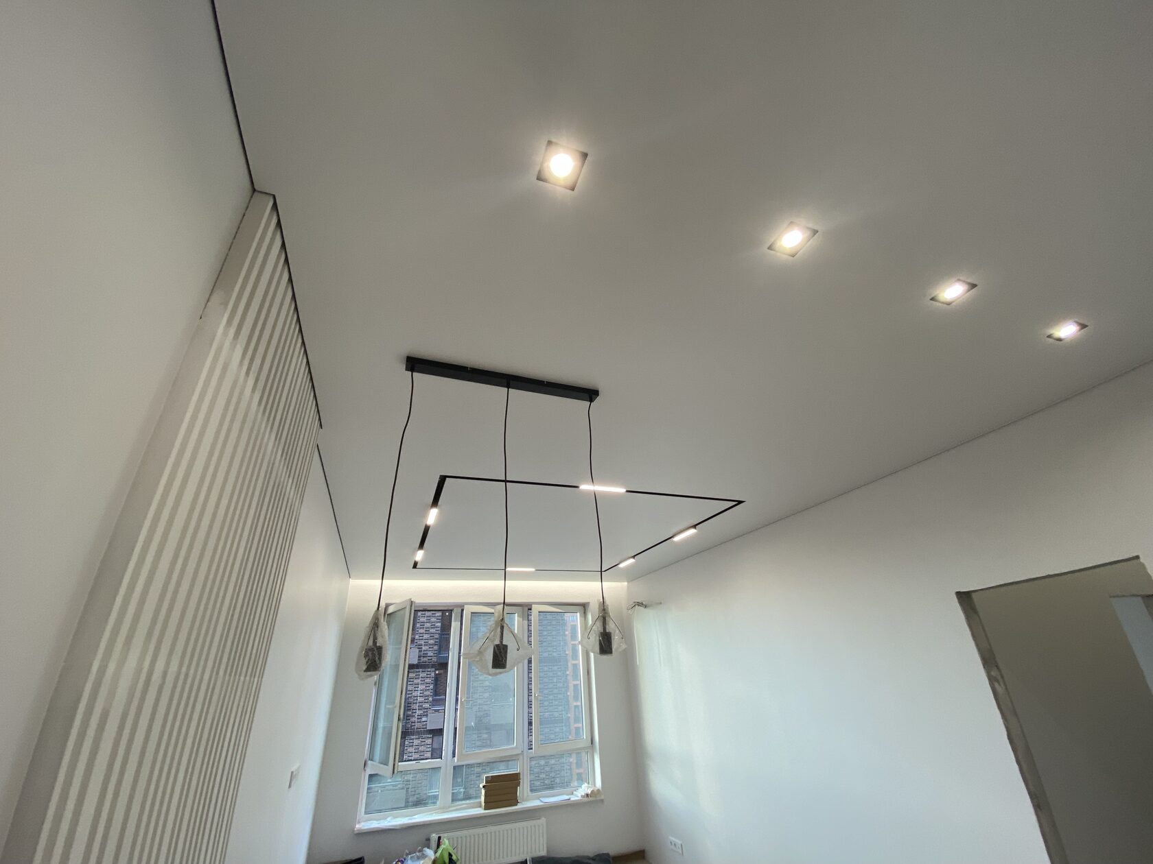 матовые натяжные потолки