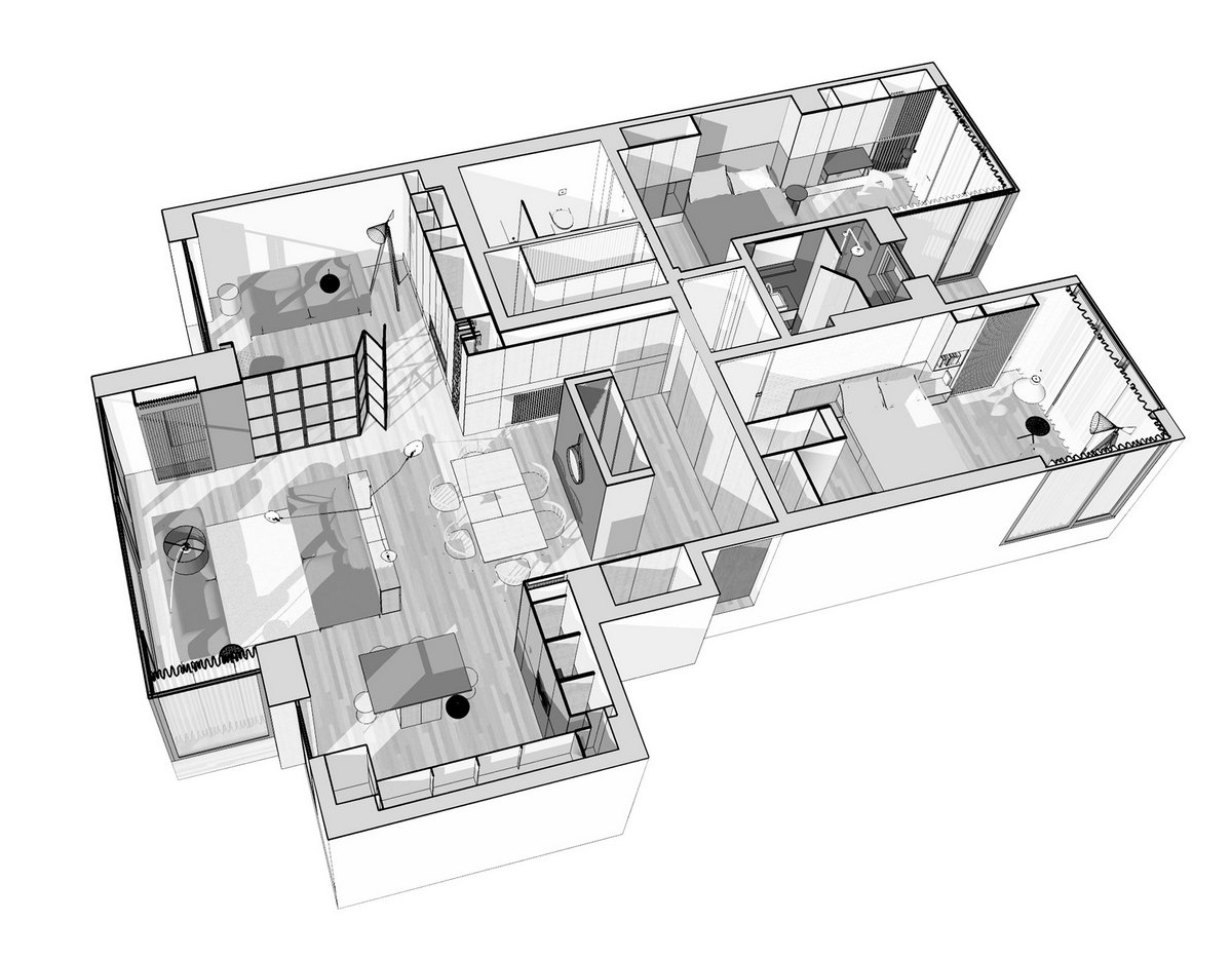 Дизайн интерьера в archicad