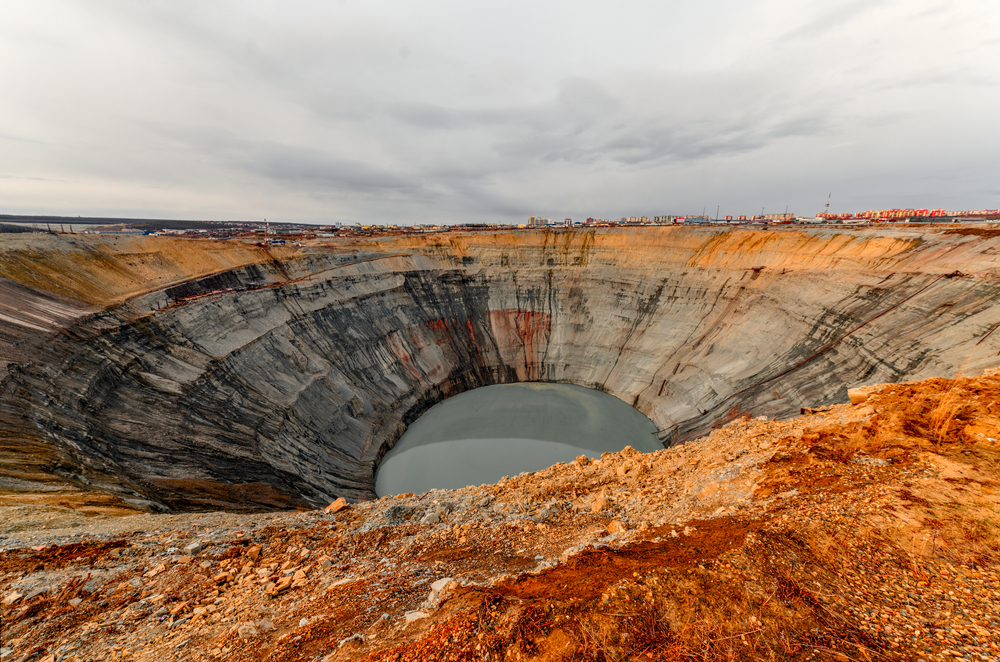 Шахта в якутии алмазная фото