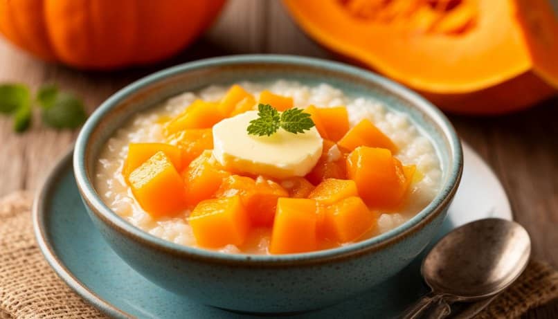 рисовая каша с тыквой на молоке