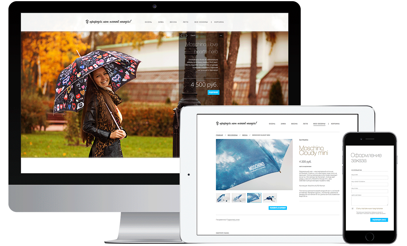 Дизайн и разработка интернет-магазина