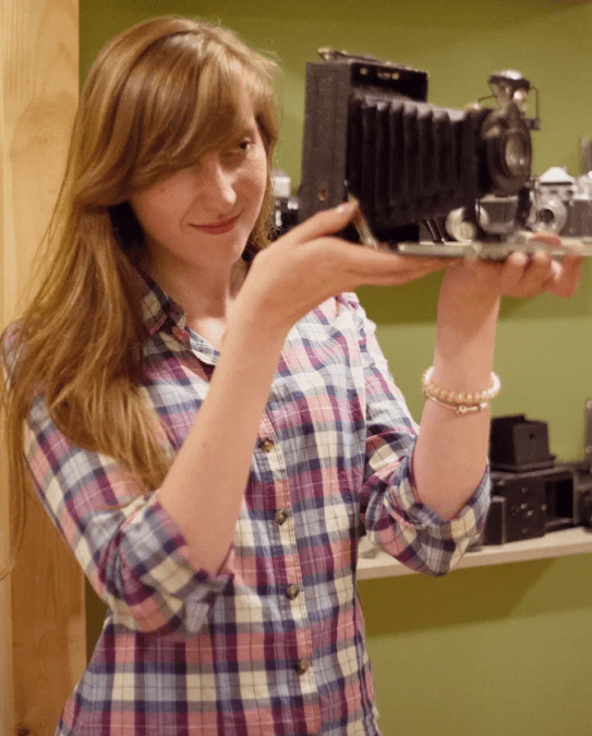 А это я. Люблю старые фотоаппараты