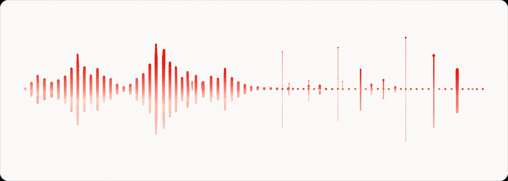 Audio waveform