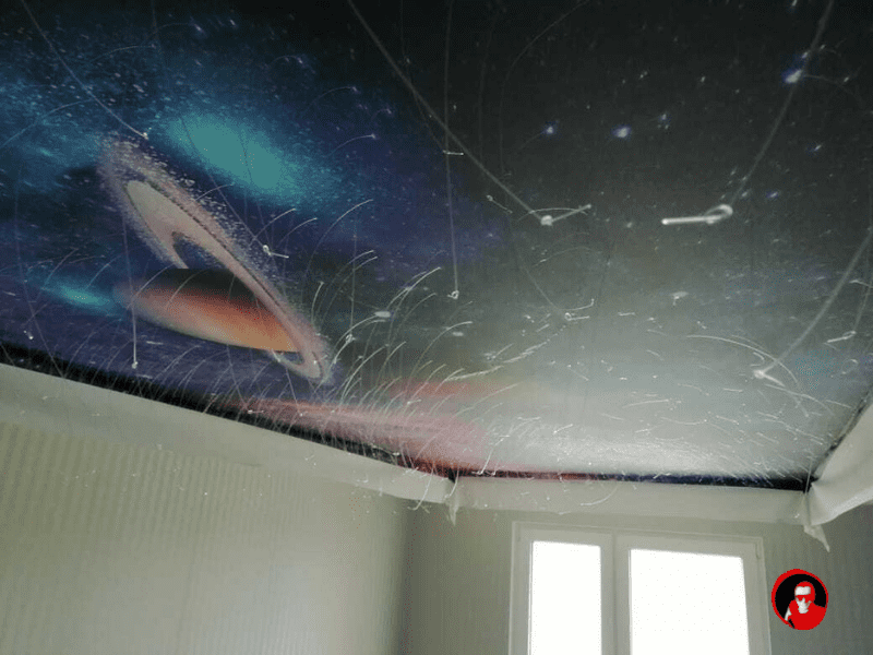 Потолок звездное небо с оптоволокном