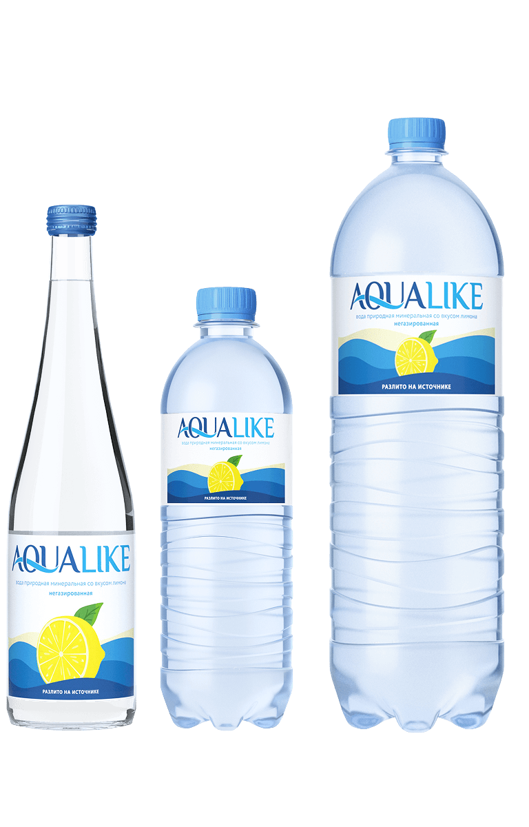 Минеральная вода Aqualike со вкусом лимона