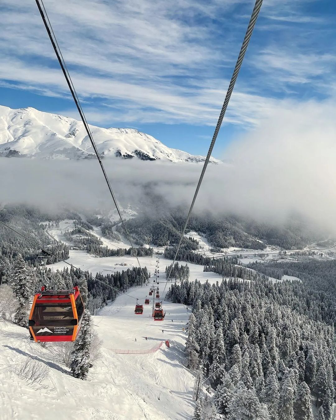 Канатная дорога по Архызу