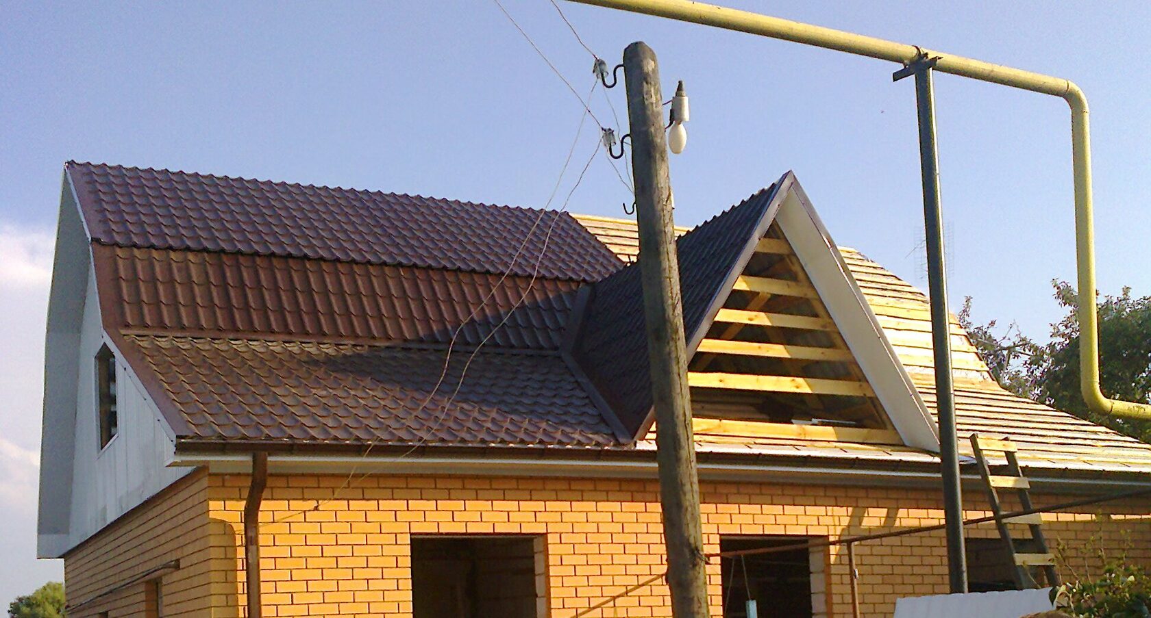 Домостроительная компания в Кургане. Кровельные работы.