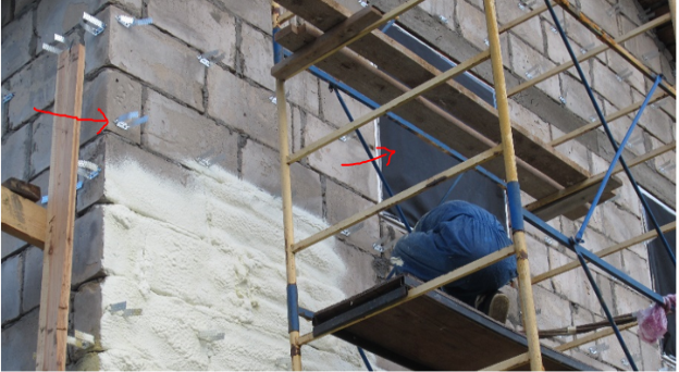 Подготовка к напылению пенополиуретана