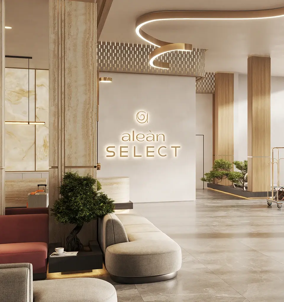 Лобби отеля Alean Select Agoy — пространство для гостей