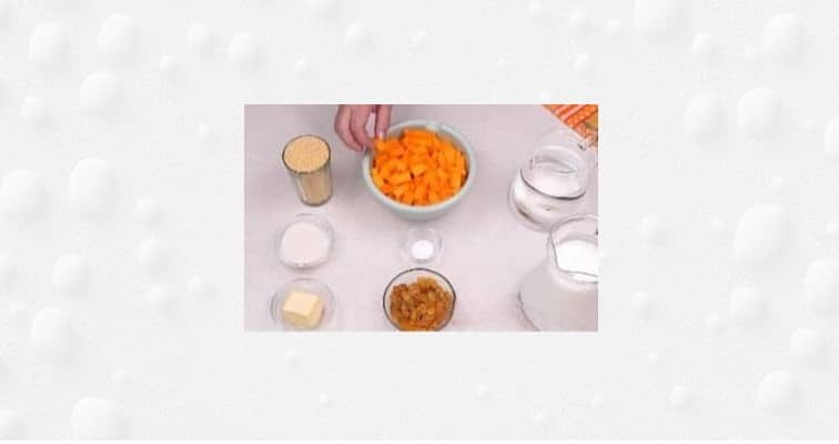 Приготовление пшенной каши с тыквой и изюмом: шаг 1